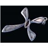 Image 2 : STERLING SILVER PINK SAPPHIRE OPAL CROSS PENDANT