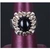 Image 4 : ASSORTED STERLING SILVER ONYX LADIES JEWELRY - (4)