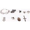 Image 1 : STERLING SILVER ASSORTED LADIES JEWELRY - (9)