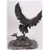 Image 2 : BRONZE SCULPTURE "OWL' SIGNED MOIGNIEZ 31" TALL