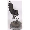 Image 3 : BRONZE SCULPTURE "OWL' SIGNED MOIGNIEZ 31" TALL