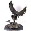 Image 9 : BRONZE SCULPTURE "OWL' SIGNED MOIGNIEZ 31" TALL