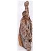 Image 5 : HAND-CARVED WOOD LAUGHING BUDDHA STATUE