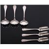 Image 1 : VINTAGE ASSORTED SUGAR & ARBOR SHELL SPOONS - (6)