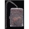 Image 1 : VINTAGE STERLING SILVER ENGRAVED COMPACT PURSE