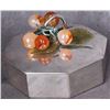 Image 1 : VINTAGE 0.800 SILVER CARNELIAN GRAPE VINE TEA TIN