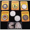 Image 1 : ASSORTED 1 OZ FINE SILVER PAC-MAN BULLION - (9)