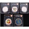Image 2 : ASSORTED 1 OZ FINE SILVER PAC-MAN BULLION - (9)