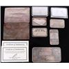 Image 1 : ASSORTED FINE SILVER BARS/ CARDS - (9)