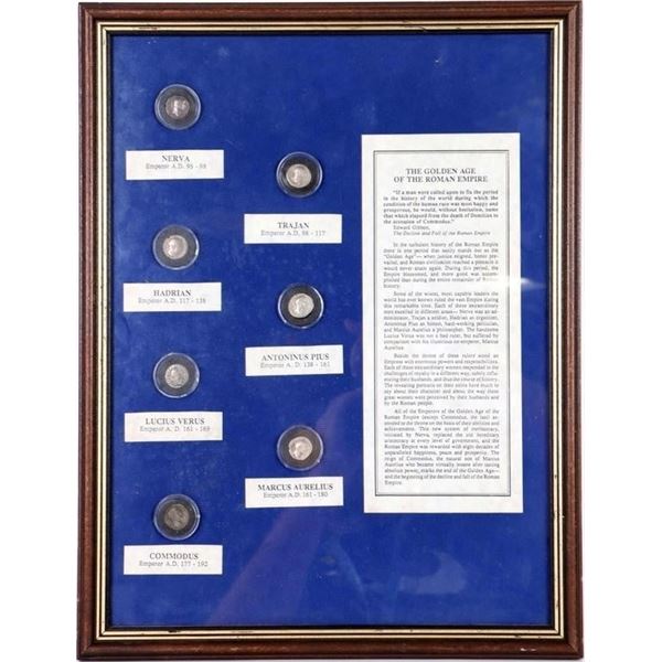 ROMAN EMPIRE COINS 96 A.D. - 192 A.D. LOT OF 7