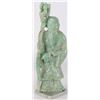 Image 1 : BURMESE JADE ASIAN WISE MAN FIGURINE STATUARY