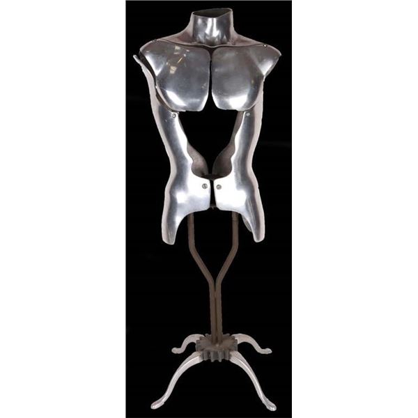 NIGEL COATES RARE ALUMINUM & STEEL MALE MANNEQUIN