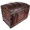 Image 8 : ANTIQUE STEAMER CHEST 24.00" X 20.00" X 22.50"