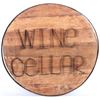 Image 1 : VINTAGE WOODEN "WINE CELLAR" DECORATIVE WALL PIECE