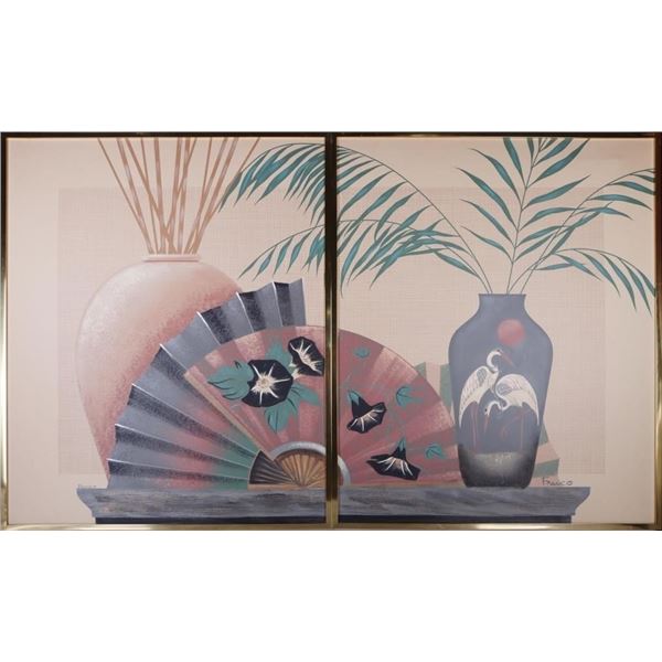 MCM FRANCO LARGE CANVAS ORIGINAL OIL PAINTINGS