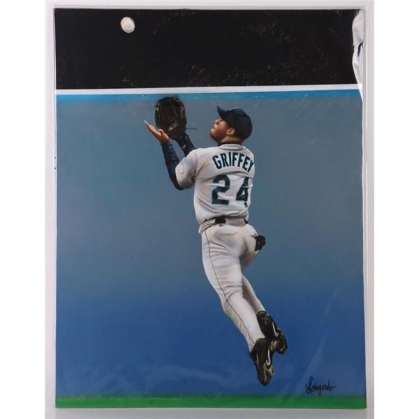 KEN GRIFFEY JR. ORIGINAL PAINTING BY GARY LONGORDO