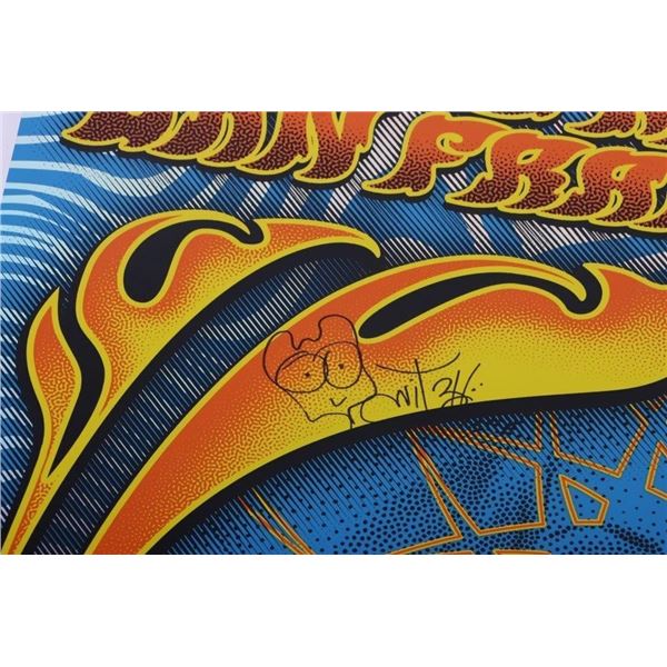 311 AUTOGRAPHED NICK HEXUM & TIM MAHONEY POSTER