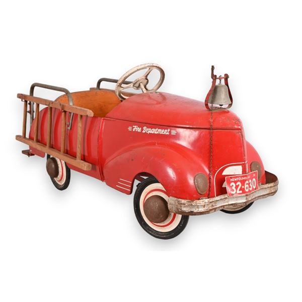 Vintage Fire Department Pedal Car