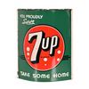 Image 1 : 7-Up Tin Advertising Store Hanging Sign