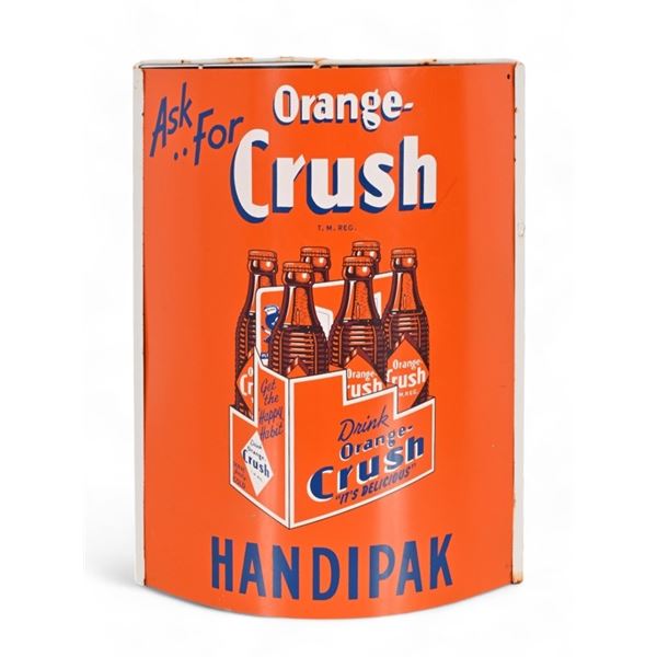 Orange Crush Tin Advertising Store Hanging Sign
