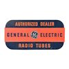 Image 1 : General Electric Radio Tubes Dealer Sign