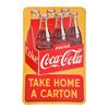 Image 1 : Coca-Cola Large Tin Advertising Sign