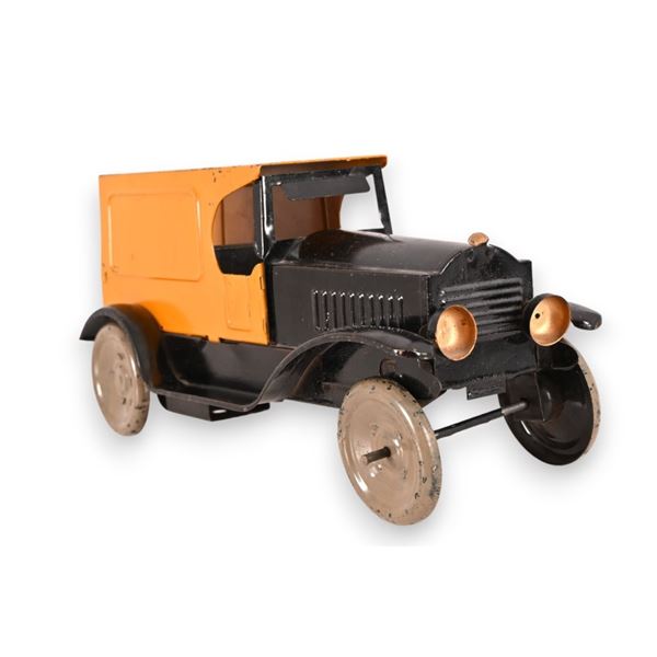 Pressed Steel Toy Delivery Truck