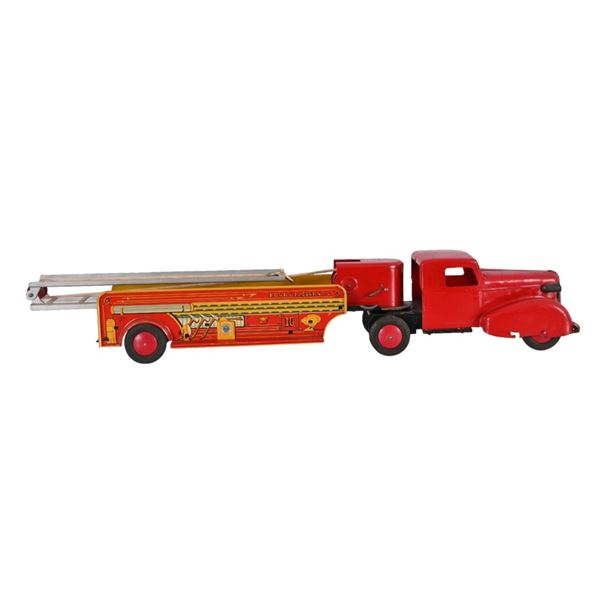 Wyandotte Toys Hook & Ladder No. 10 Fire Truck