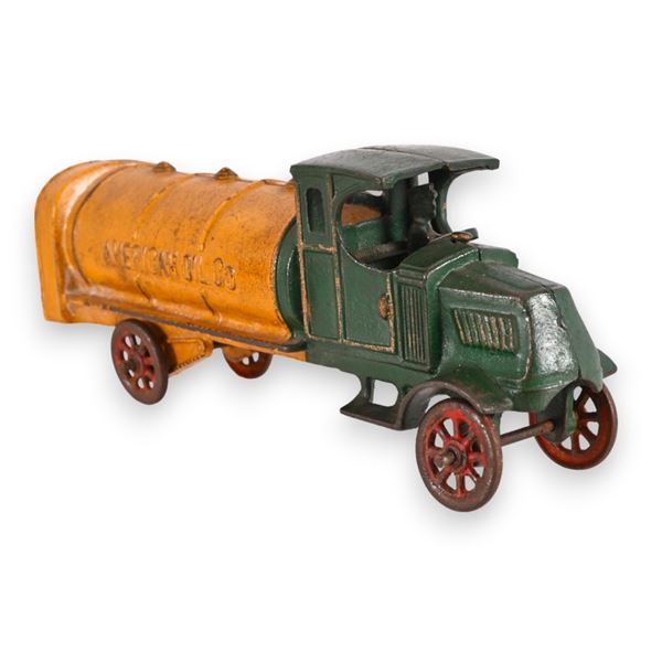 Dent Cast Iron American Oil Truck