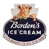 Image 8 : Borden's Ice Cream Double-Sided Porcelain Sign