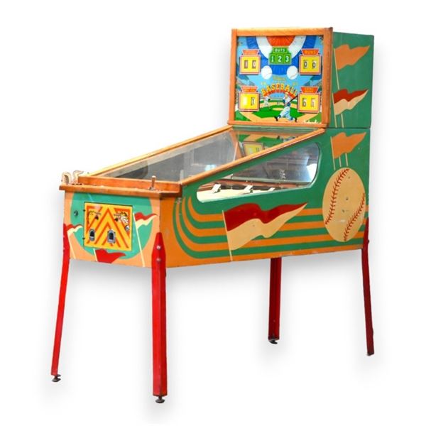 1957 Williams De Luxe Baseball Pinball Machine