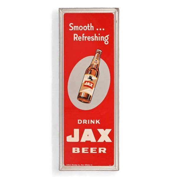 JAX Beer Tin Advertising Sign