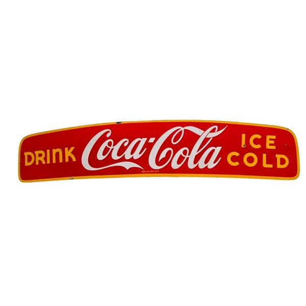 Coca-Cola Curved Porcelain Sign