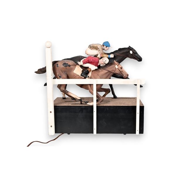 Vintage Horse Racing Animatronic Window Display
