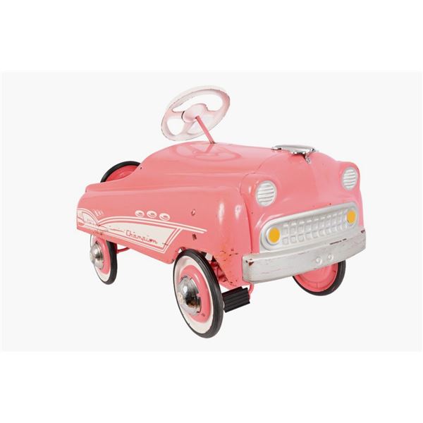 Vintage Murray Pink Champion Pedal Car