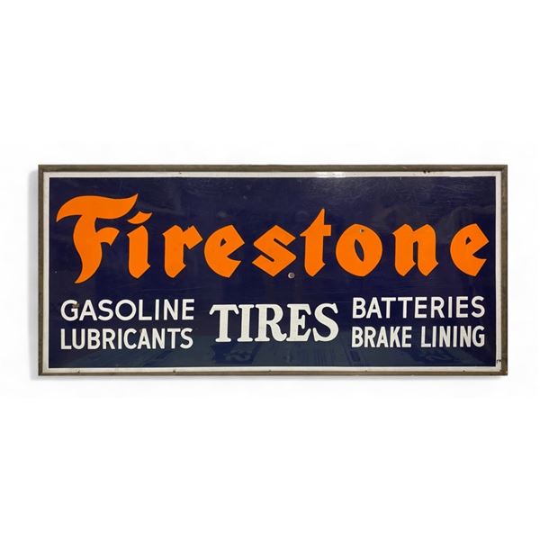 Firestone Porcelain Sign