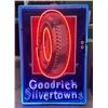 Image 1 : Goodrich Silvertowns Porcelain Neon Sign