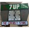 Image 1 : 7-Up Clock The Friendly Store Advertising Clock