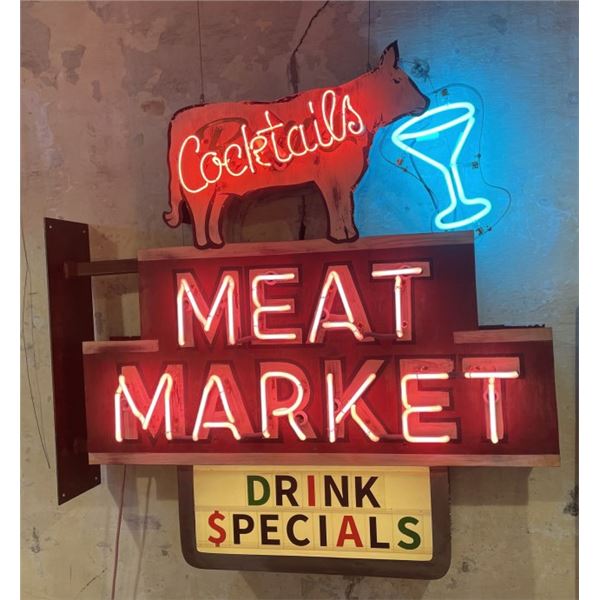 Meat Market Custom Neon Sign By Todd Sanders