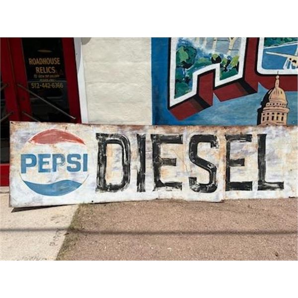 Diesel Fried Chicken Historic Sign Van Horn Texas