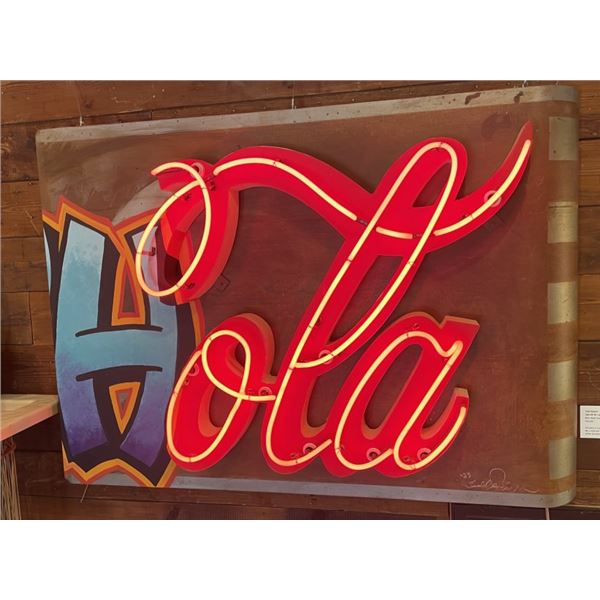 HOLA Custom Neon Sign by Todd Sanders