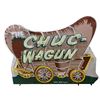 Image 3 : Original Chuc-Wagon Neon Over Porcelain Sign