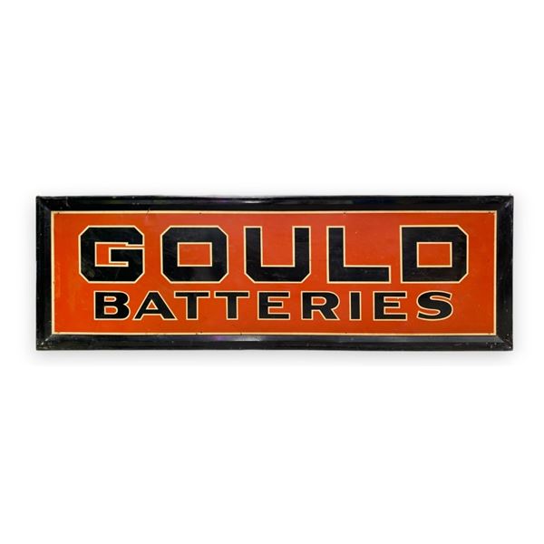 Gould Batteries Tin Sign