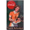Image 1 : Large Coca Cola Girl Advertisement