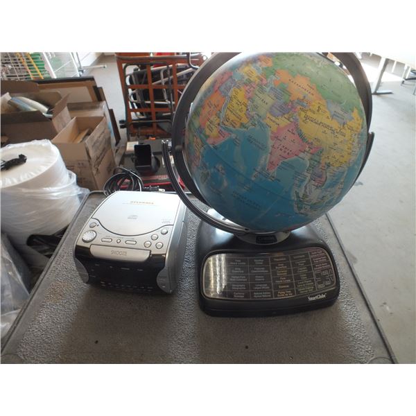 Smart Globe & CD Alarm Clock
