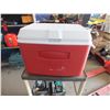 Image 1 : Rubbermaid Cooler w/ Dishes