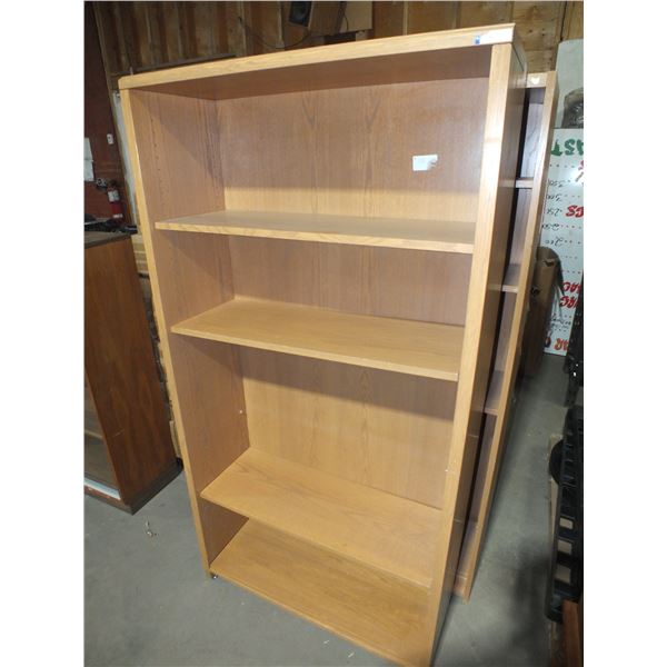 2 bookshelves & 1 Wooden Cabinet