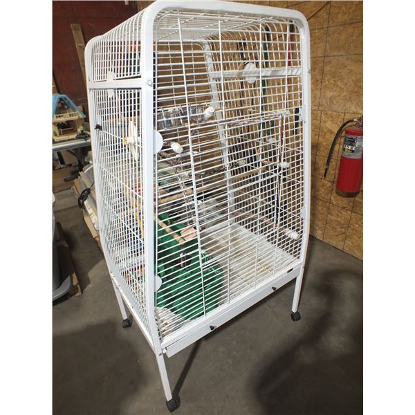 Large Bird Cage On wheels