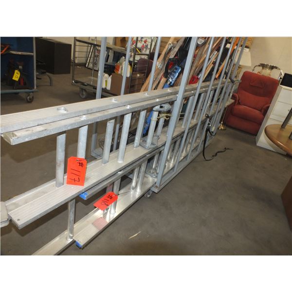 24ft Aluminum Extension Ladder
