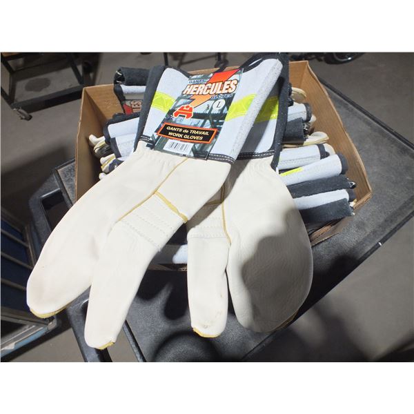 12 pairs Of Large Work Gloves